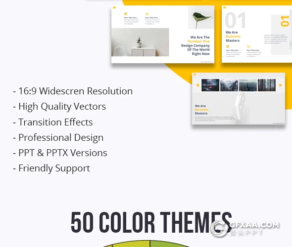 325页欧美大型商务简约PPT模板 商务图形设计ppt模板 - 顶尖PPT