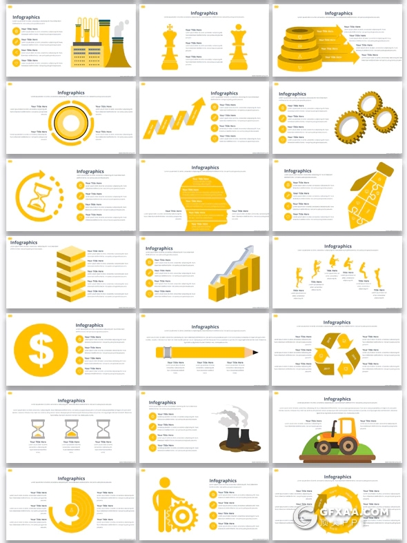 325页欧美大型商务简约PPT模板 商务图形设计ppt模板 - 顶尖PPT