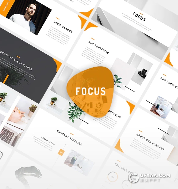 65页国外简约商务工作汇报总结计划PPT模板 - 顶尖PPT
