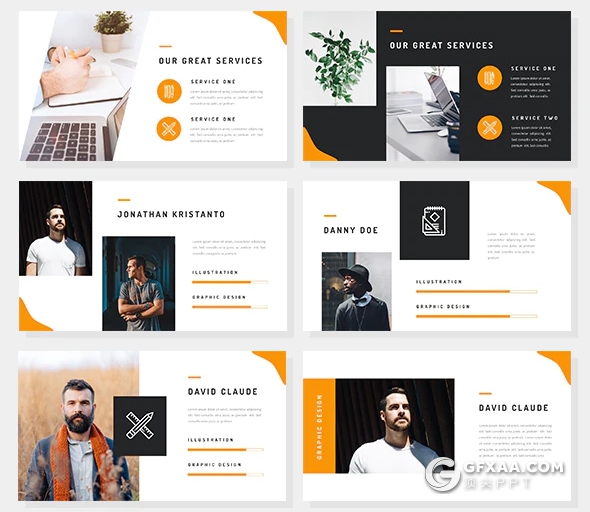 65页国外简约商务工作汇报总结计划PPT模板 - 顶尖PPT