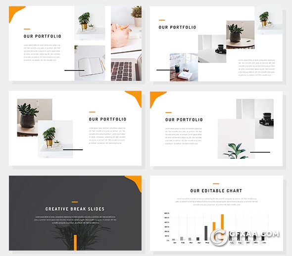 65页国外简约商务工作汇报总结计划PPT模板 - 顶尖PPT