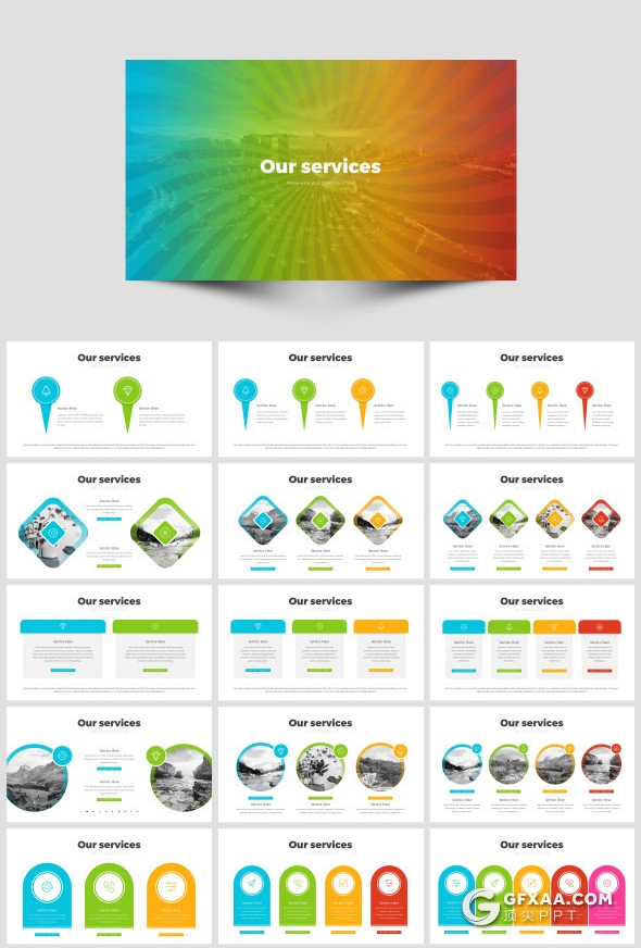 490页酷炫配色国外高端商务多用途PPT模板创意商务信息图形ppt商务卡通人物插画ppt可编辑世界各国家地图ppt模板 - 顶尖PPT