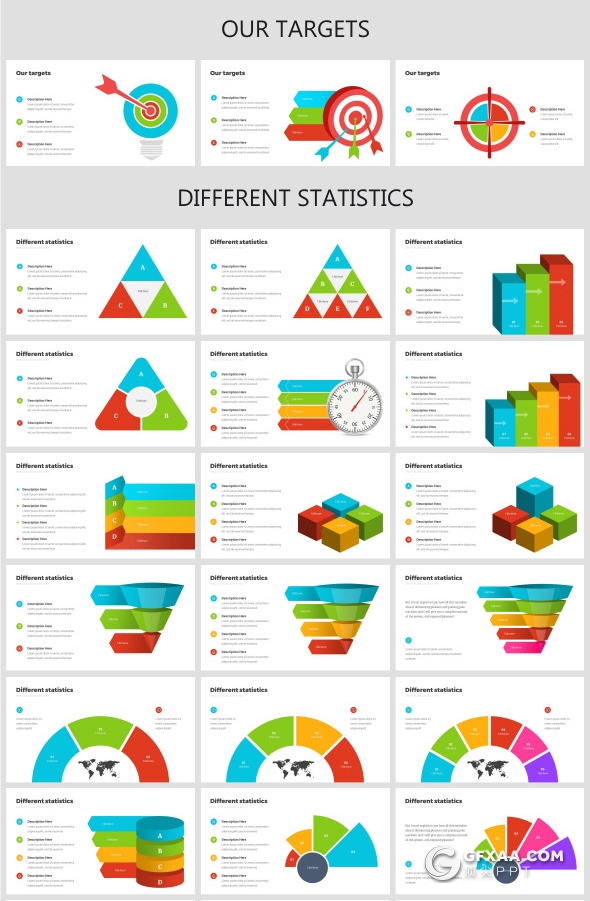 490页酷炫配色国外高端商务多用途PPT模板创意商务信息图形ppt商务卡通人物插画ppt可编辑世界各国家地图ppt模板 - 顶尖PPT
