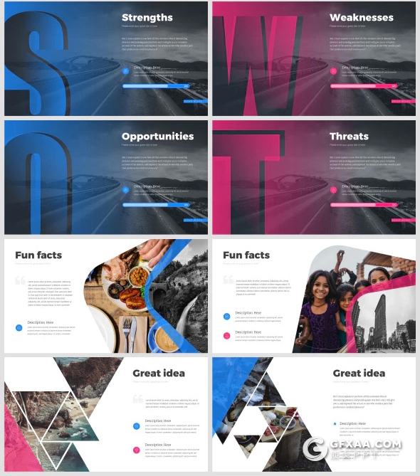 493页国外精美蓝紫渐变配色商务通用ppt企业团队介绍创意商务信息图形ppt商务卡通插画ppt世界各国地图ppt模板 - 顶尖PPT