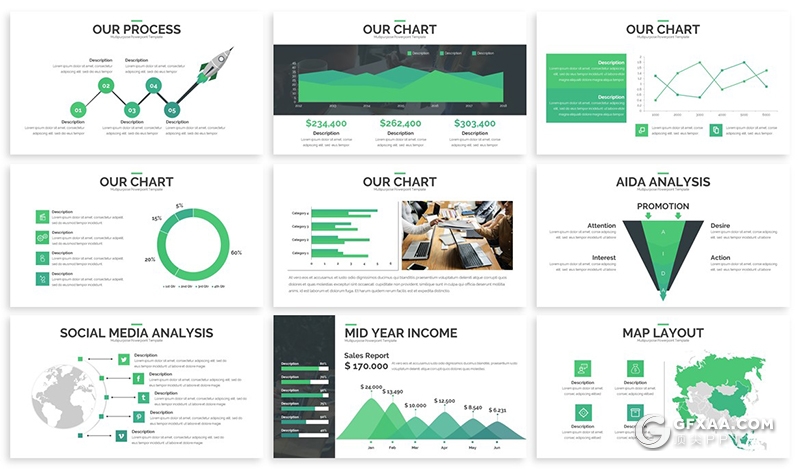 30页企业团队介绍项目合作展示商务通用ppt模板 3种主题配色2种尺寸规格 - 顶尖PPT