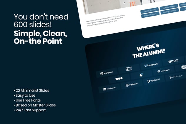 教育图表现代教育主题keynote模板 - 顶尖PPT