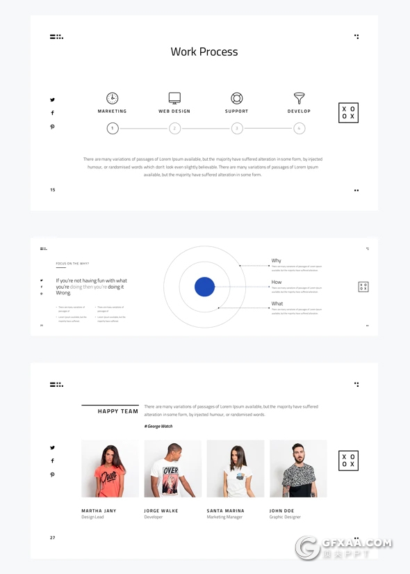 100页国外极简文艺小清新风格keynote模板 - 顶尖PPT