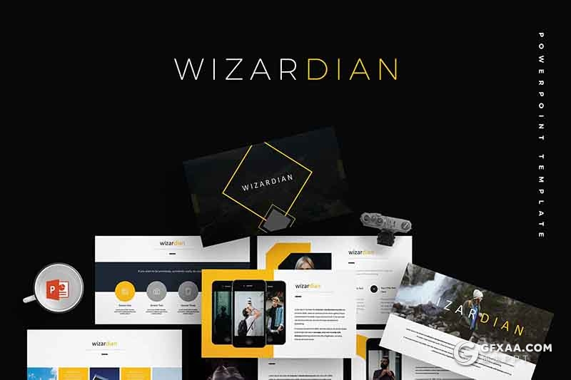 30页5种配色国外商务风格企业公司介绍ppt模板 - 顶尖PPT