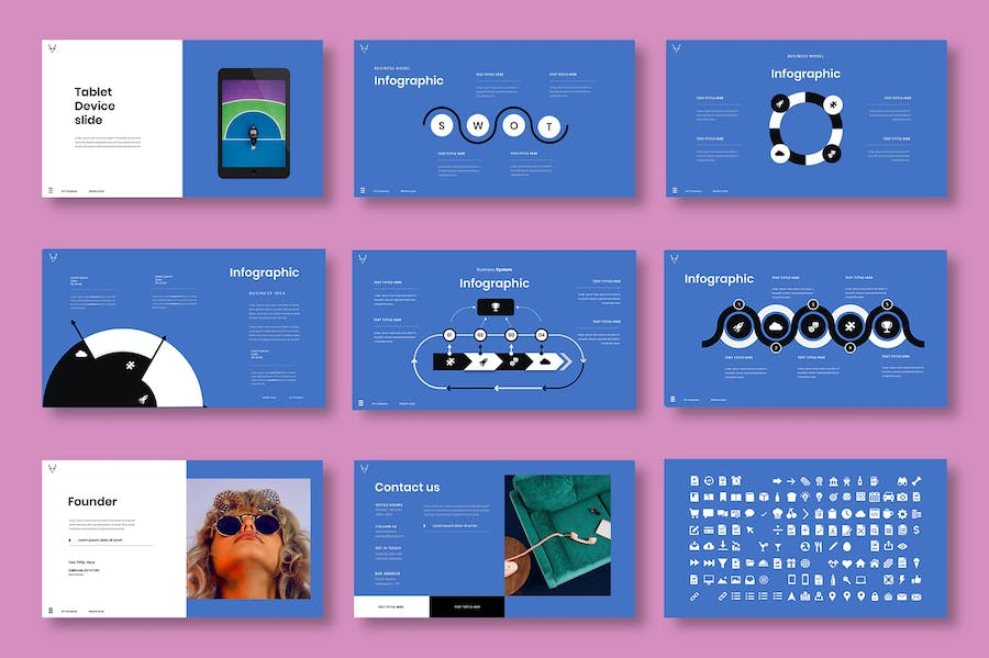 商务项目方案工作总结Keynote模板 - 顶尖PPT