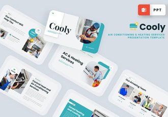 家电售后安装服务公司PPT模板 - 顶尖PPT