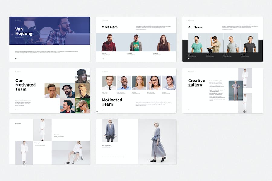 区块链技术介绍展示数据分析keynote模板 - 顶尖PPT