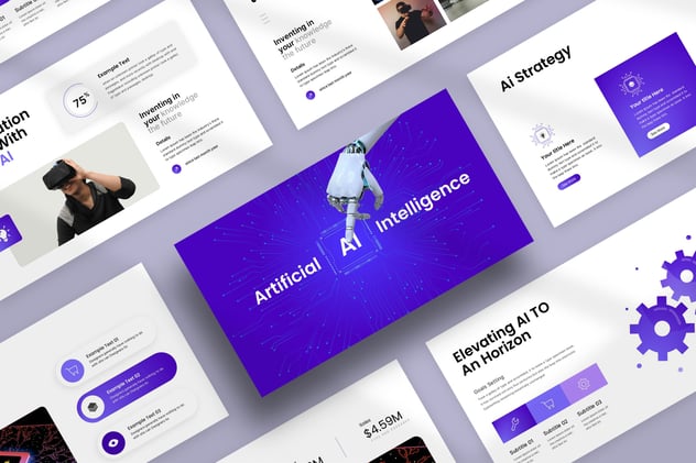 AI人工智能科技keynote模板 - 顶尖PPT