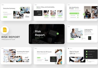 风险报告分析PPT演示模板 - 顶尖PPT