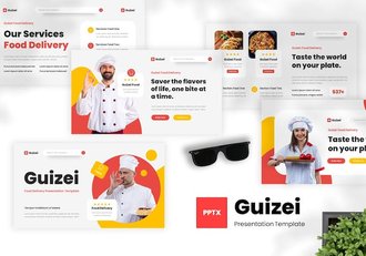 食品送餐讲述展示方案推介PPT模板 - 顶尖PPT