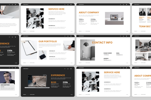 极简主义风格商务路演PPT模板 - 顶尖PPT