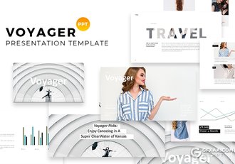 50页国外极简时尚文艺唯美风格PPT模板 - 顶尖PPT