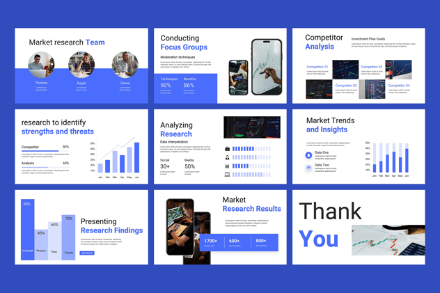 市场研究竞争分析报告PPT模板 - 顶尖PPT