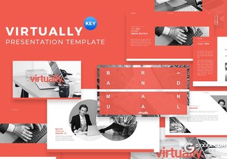 50页红色项目方案提报介绍展示keynote模板 - 顶尖PPT