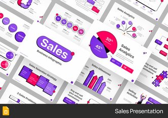 现代销售业绩统计PPT模板 - 顶尖PPT