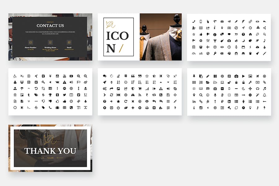 裁缝行业定制服务Keynote模板 - 顶尖PPT