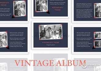 32页4:3规格图文搭配简约风格PPT模板 - 顶尖PPT