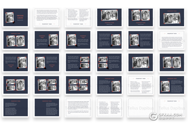 32页4:3规格图文搭配简约风格keynote模板 - 顶尖PPT