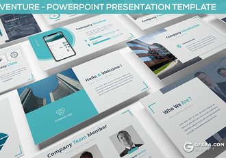 31页欧美商务风格企业公司团队介绍展示PPT模板 3种主题配色2种尺寸规格 - 顶尖PPT