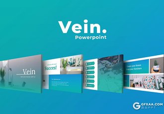 50页蓝绿渐变扁平化企业公司团队介绍通用PPT模板 - 顶尖PPT