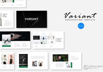 61页国外极简文艺风格keynote模板 - 顶尖PPT