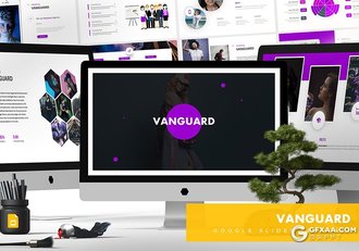 30页欧美风格项目介绍展示工作计划总结Google slides模板 5种主题配色 - 顶尖PPT