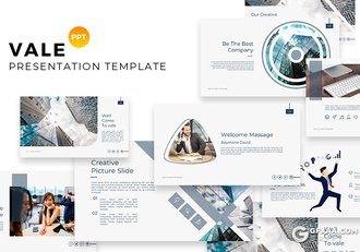 66页国外企业公司团队介绍项目展示工作汇报PPT模板 5种主题配色 - 顶尖PPT