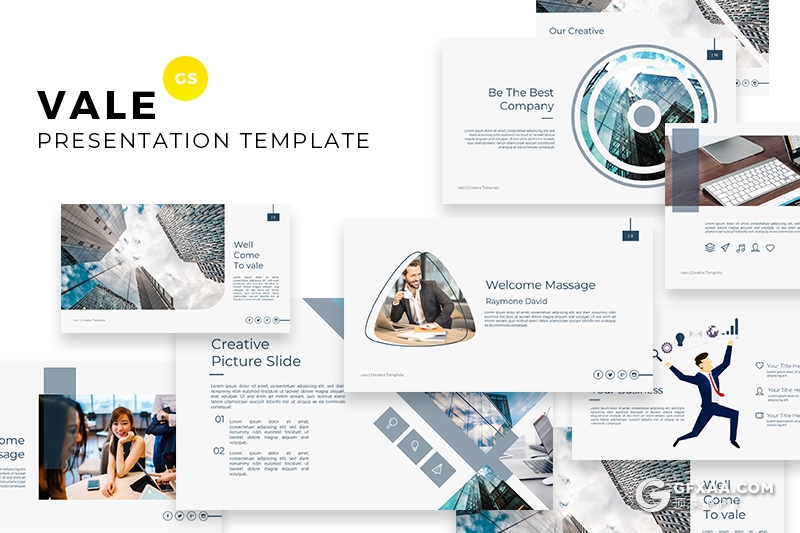 66页国外企业公司团队介绍项目展示工作汇报Google slides模板 5种主题配色 - 顶尖PPT