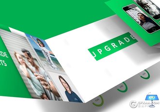 30页5种配色扁平化商务多用途keynote模板 - 顶尖PPT