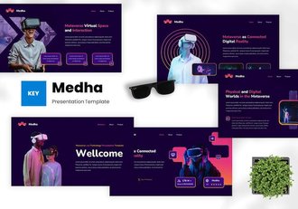 元宇宙技术应用方案Keynote模板 - 顶尖PPT