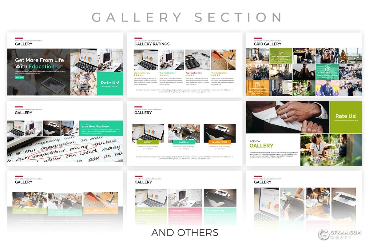 280页国外高端商务企业公司介绍商业项目展示欧美多用途PPT模板 - 顶尖PPT