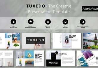 82页极致简约欧美文艺风格PPT模板国外商务多用途PPT模板 - 顶尖PPT
