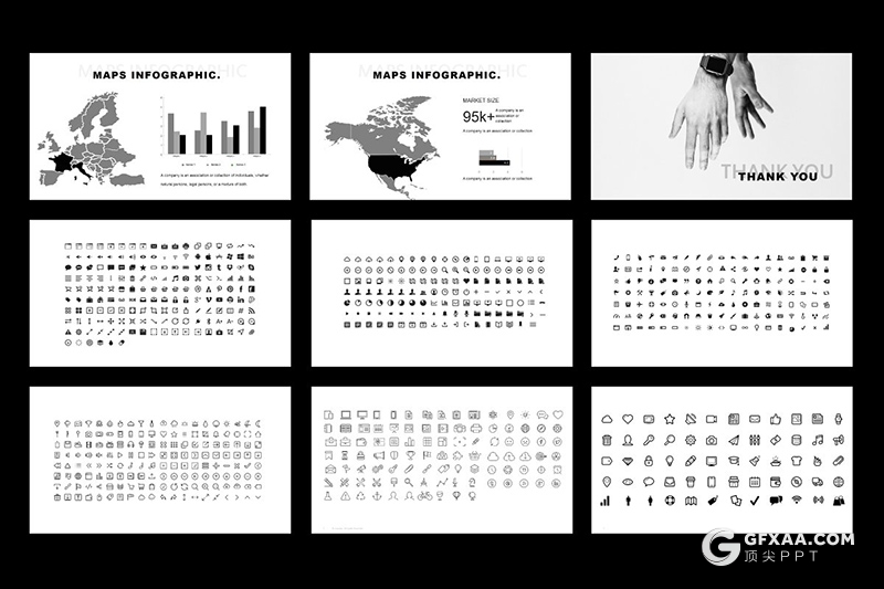82页极致简约欧美文艺风格PPT模板国外商务多用途PPT模板 - 顶尖PPT