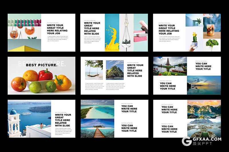 82页极致简约欧美文艺风格PPT模板国外商务多用途PPT模板 - 顶尖PPT