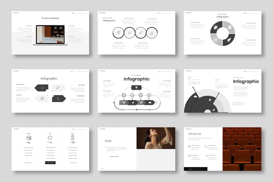 商务室内设计工作汇报PPT模板 - 顶尖PPT