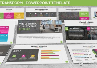 30页多色搭配设计企业公司介绍工作计划总结keynote模板 5种配色2种尺寸规格 - 顶尖PPT