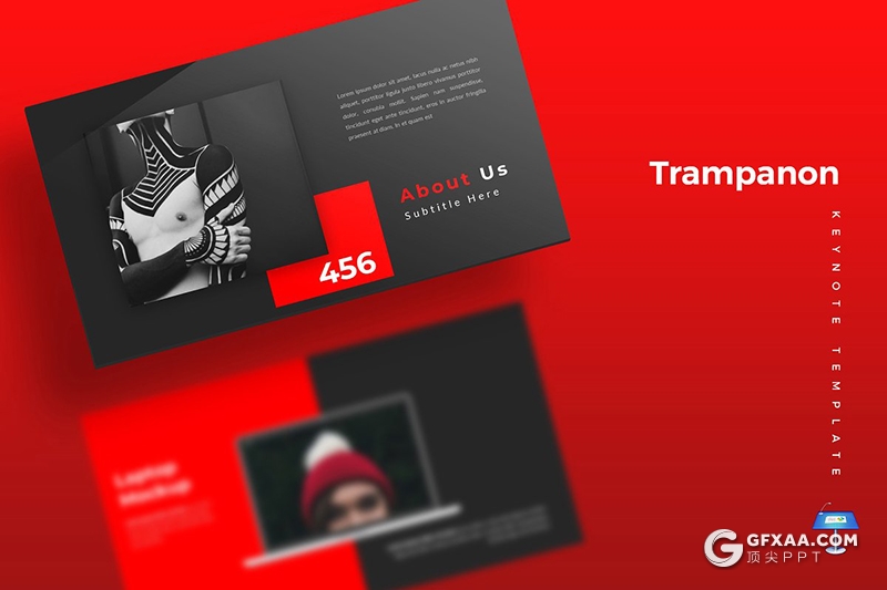 30页扁平化商务工作汇报工作分析keynote模板 5种主题配色 - 顶尖PPT