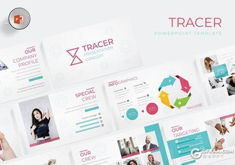 30页5种配色多色搭配企业团队介绍工作汇报PPT模板 - 顶尖PPT