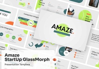 玻璃形态商业计划产品介绍融资路演PPT模板 - 顶尖PPT