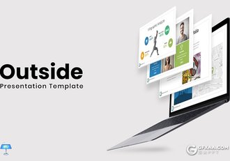 30页公司内部架构人员介绍公司案例展示通用keynote模板 5种主题配色 - 顶尖PPT