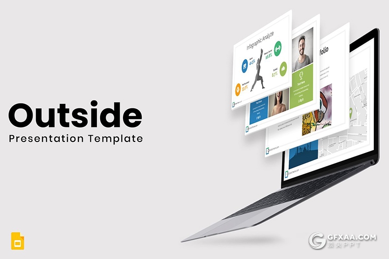 30页公司内部架构人员介绍公司案例展示通用Google slides模板 5种主题配色 - 顶尖PPT