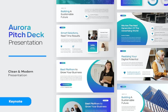 商务企业公司简介宣传Keynote模板 - 顶尖PPT