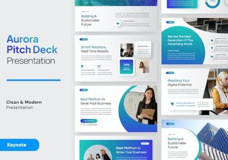 商务企业公司简介宣传Keynote模板 - 顶尖PPT