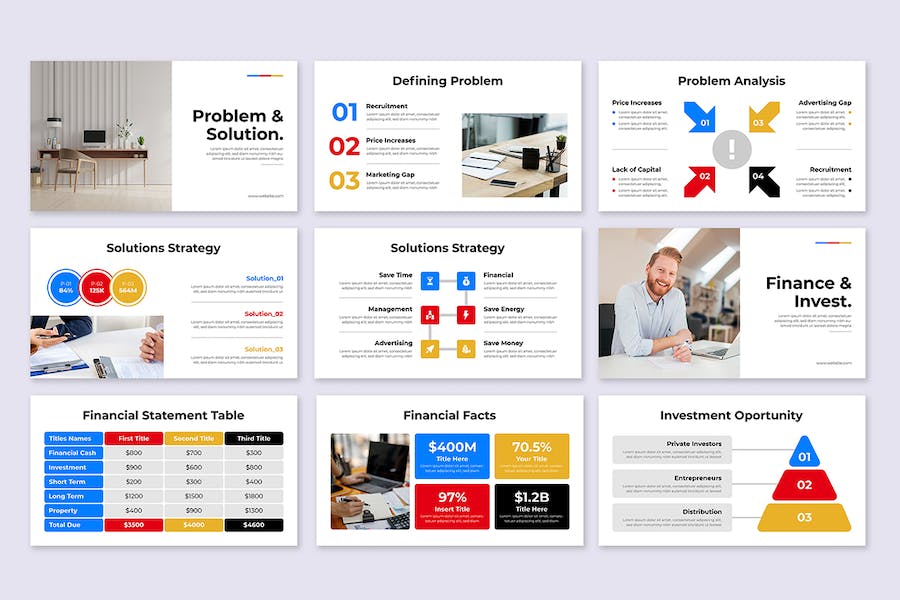 融资路演项目展示PPT模板 - 顶尖PPT