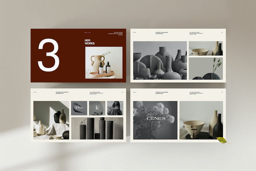 极简复古风格商务通用PPT模板 - 顶尖PPT