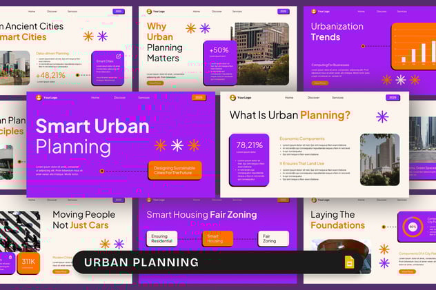 城市规划建设方案汇报PPT模板 - 顶尖PPT